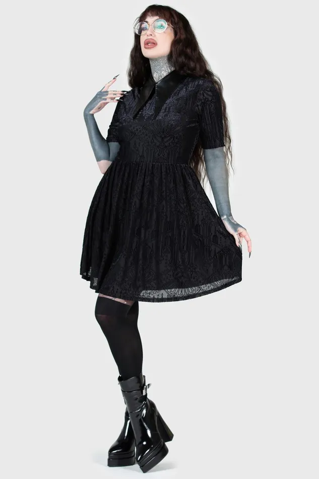Women Mini Killstar Convent Cutie Mini Dress