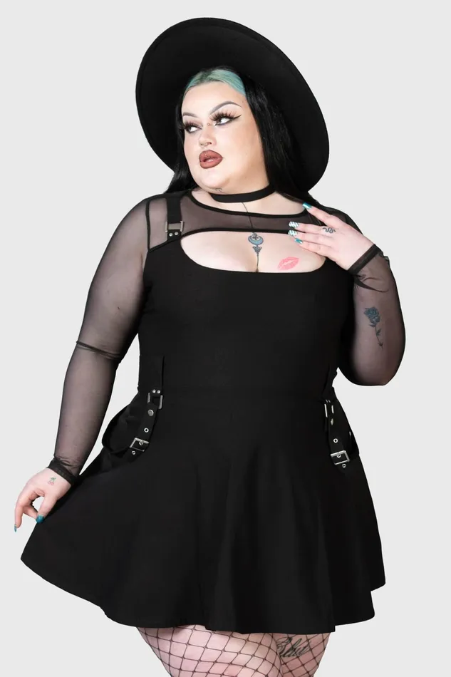 Women Mini Killstar Krypt Keeper Mini Dress
