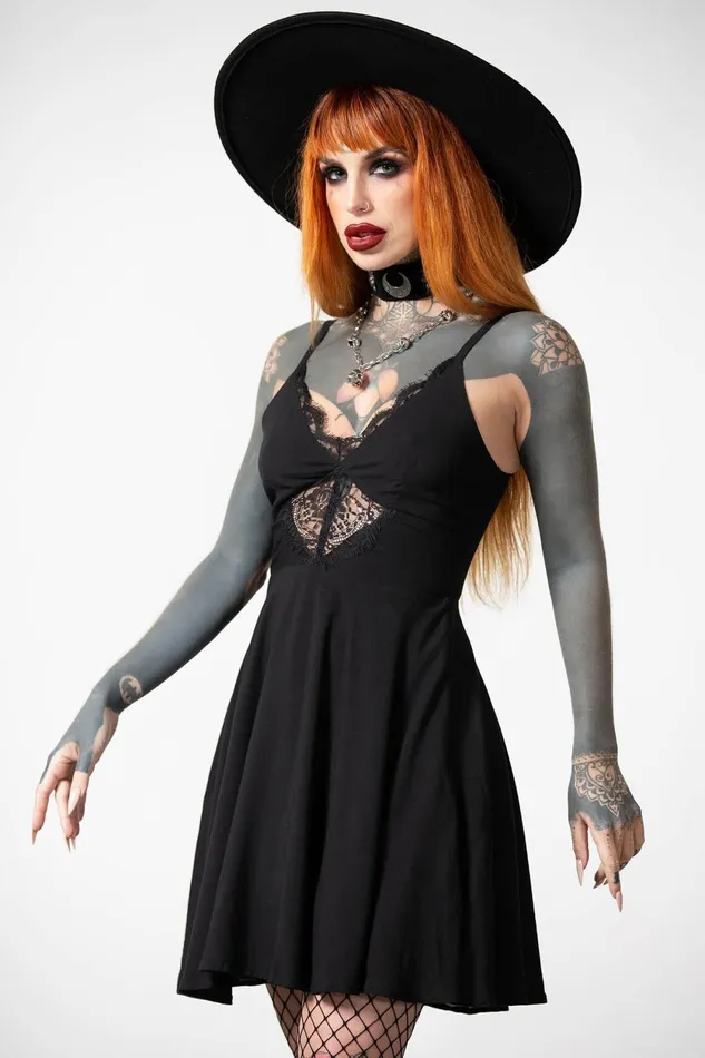 Women Mini Killstar Sacralgia Dress