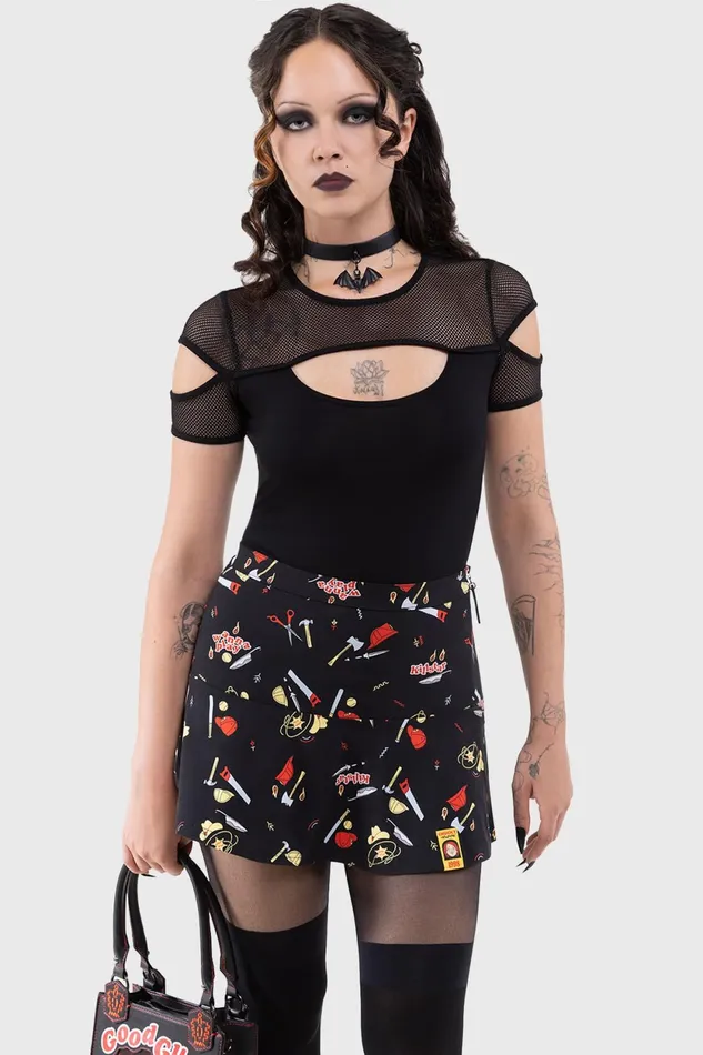 Women Mini Skirts Killstar It039s Time To Play Mini Skirt
