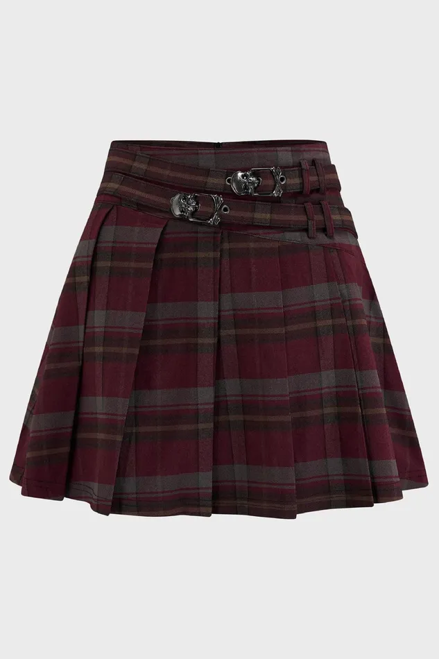 Women Mini Skirts Killstar Sable Riot Skirt