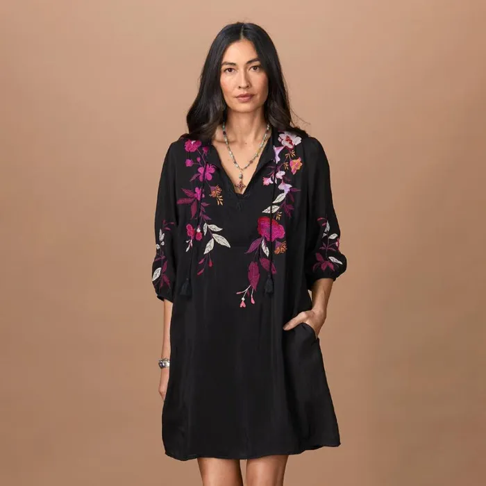 Women Mirabel Relaxed Dress Black Sundance Catalog Dresses and Jumpsuits Women Mirabel Relaxed Dress Black Sundance Catalog Dresses and Jumpsuits