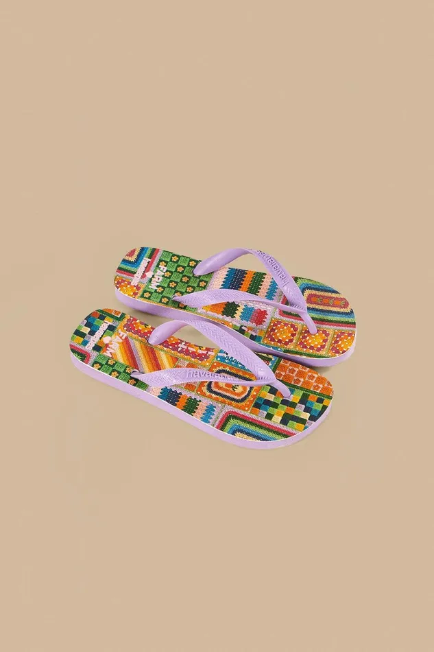 Women Mixed Crochet Havaianas Sandals Mixed Crochet Multicolor FARM Rio Sandals Women Mixed Crochet Havaianas Sandals Mixed Crochet Multicolor FARM Rio Sandals