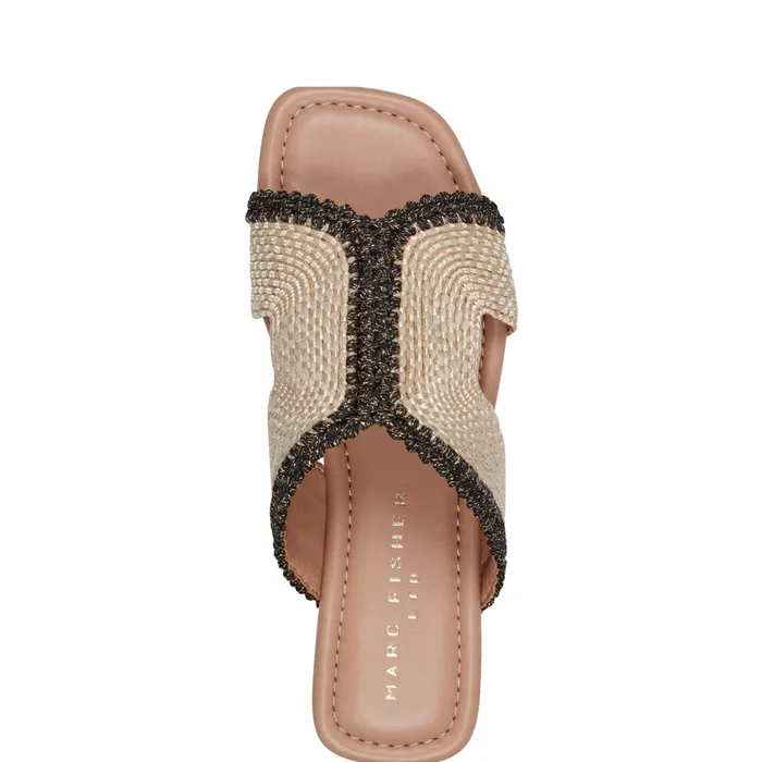 Women Nashie Flat Sandal Natural Raffia Marc Fisher Sandals