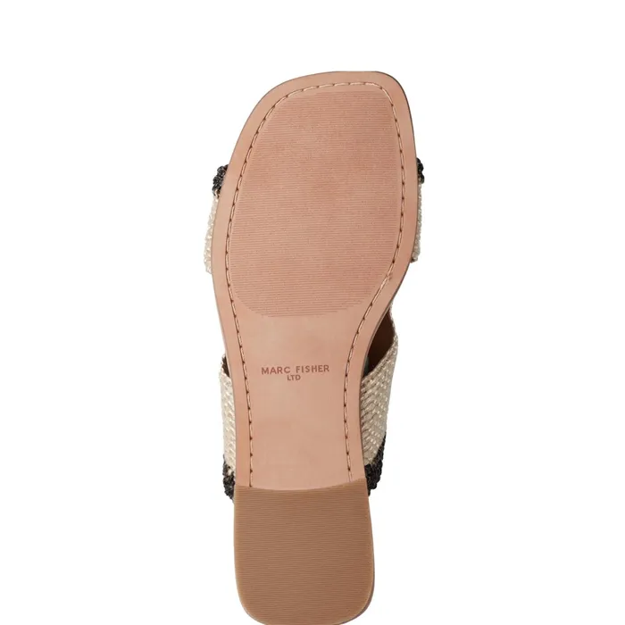 Women Nashie Flat Sandal Natural Raffia Marc Fisher Sandals