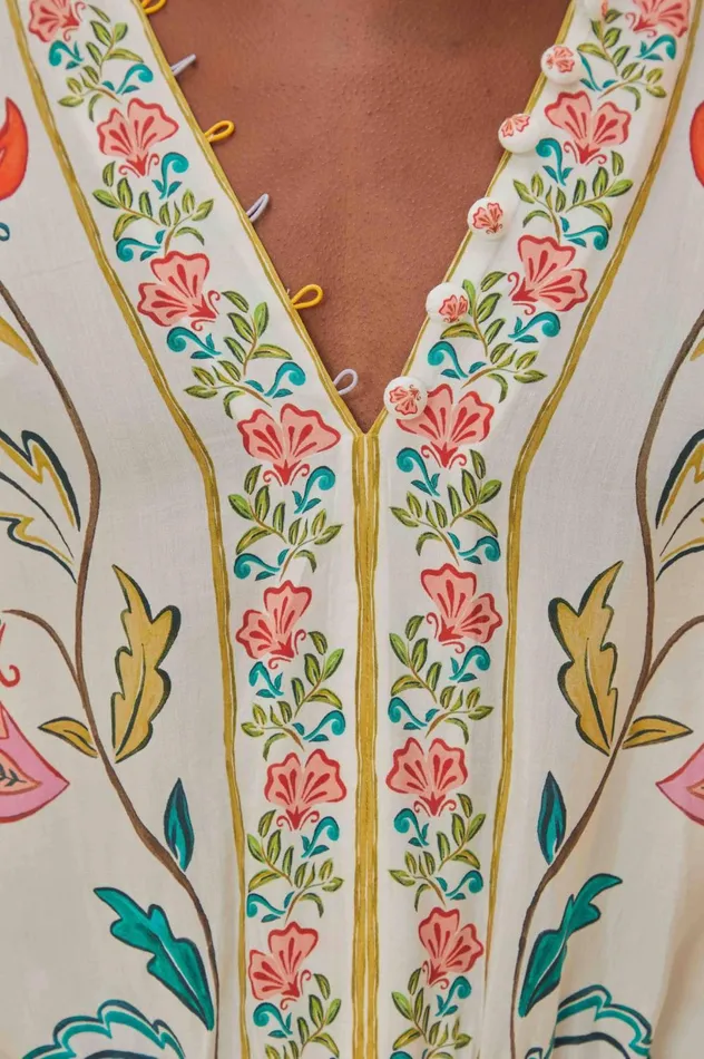 Women OffWhite Insects Floral Bodysuit Floral Insects Offwhite FARM Rio Bodysuits