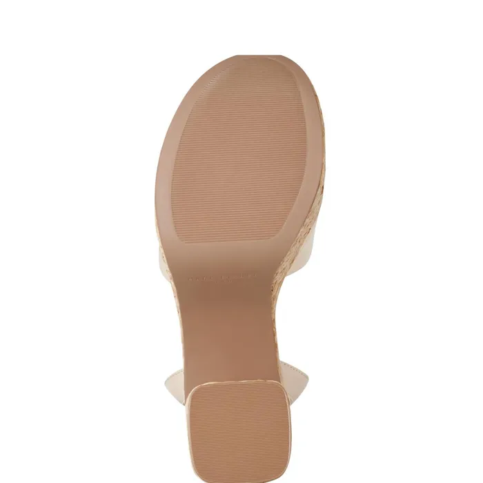 Women Palyca Platform Espadrille Sandal Natural Leather Marc Fisher Sandals