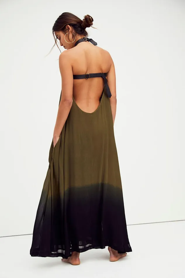 Women Party Dresses Free People Hestita Dress Spruce Black