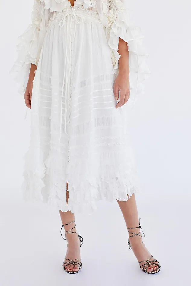 Women Party Dresses Free People Lotus Maxi Dress White
