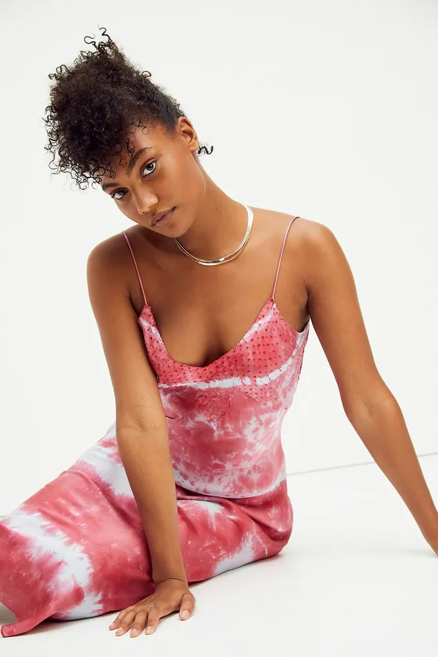 Women Party Dresses Free People Raspberry Slip Dress Raspberry Embroidery