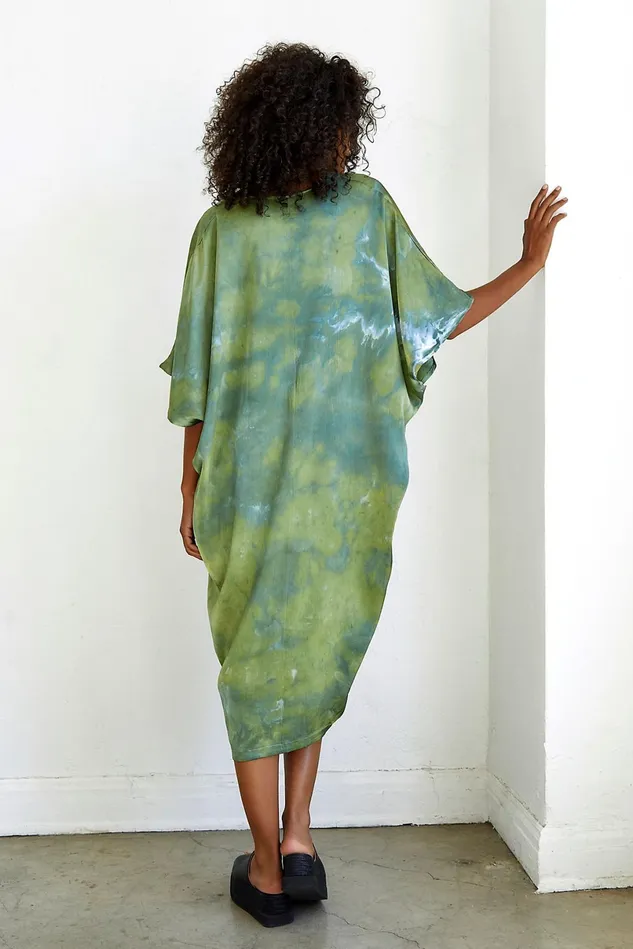 Women Party Dresses Free People Washed Kaftan Kelp