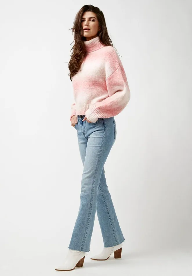 Women Patterned Remi Sweater Lt Pink Buffalo David Bitton Sweaters