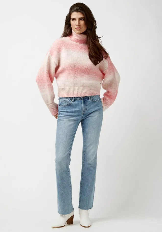 Women Patterned Remi Sweater Lt Pink Buffalo David Bitton Sweaters