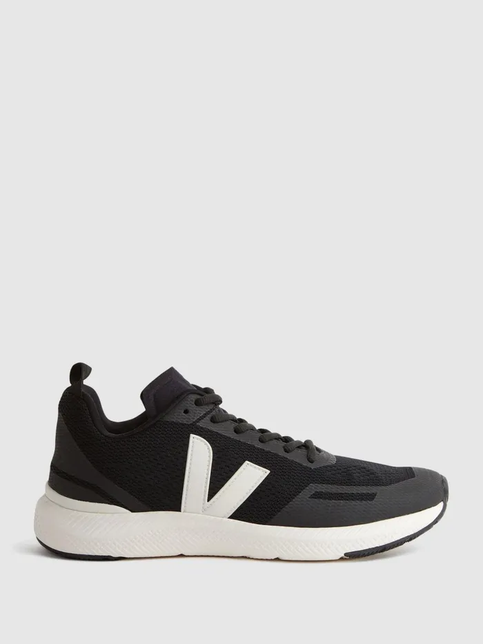 Women Reiss Brands Impala Veja Lightweight Trainers Creamblack