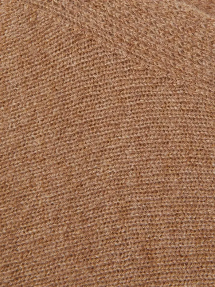 Women Reiss Knitwear Collection Cashmere Batwing Jumper Soft Camel