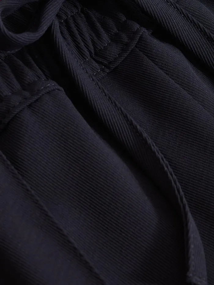 Women Reiss Pants F1 Side Stripe Drawstring Trousers Navypapaya