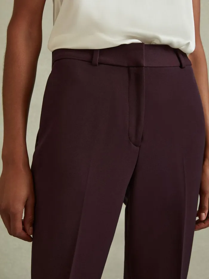 Women Reiss Suits and Tailoring Gabi Slim Fit Suit Trousers Berry