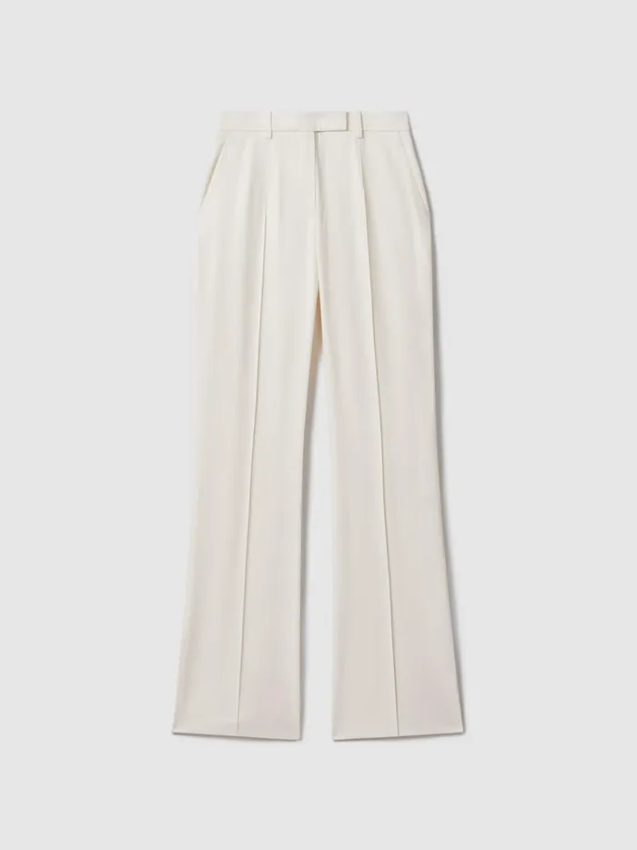 Women Reiss Suits and Tailoring Millie Flared Suit Trousers Cream