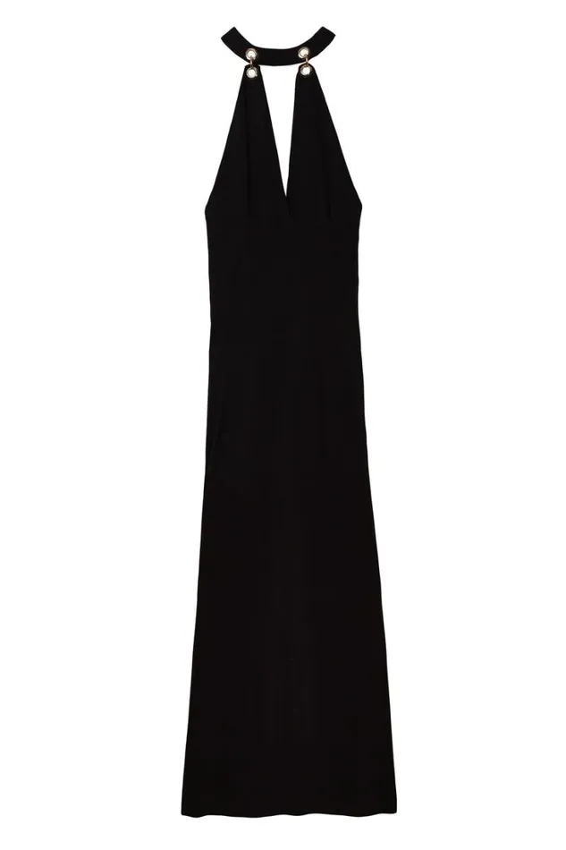 Women RIXO All Clothing Eleanora Midi Dress Black