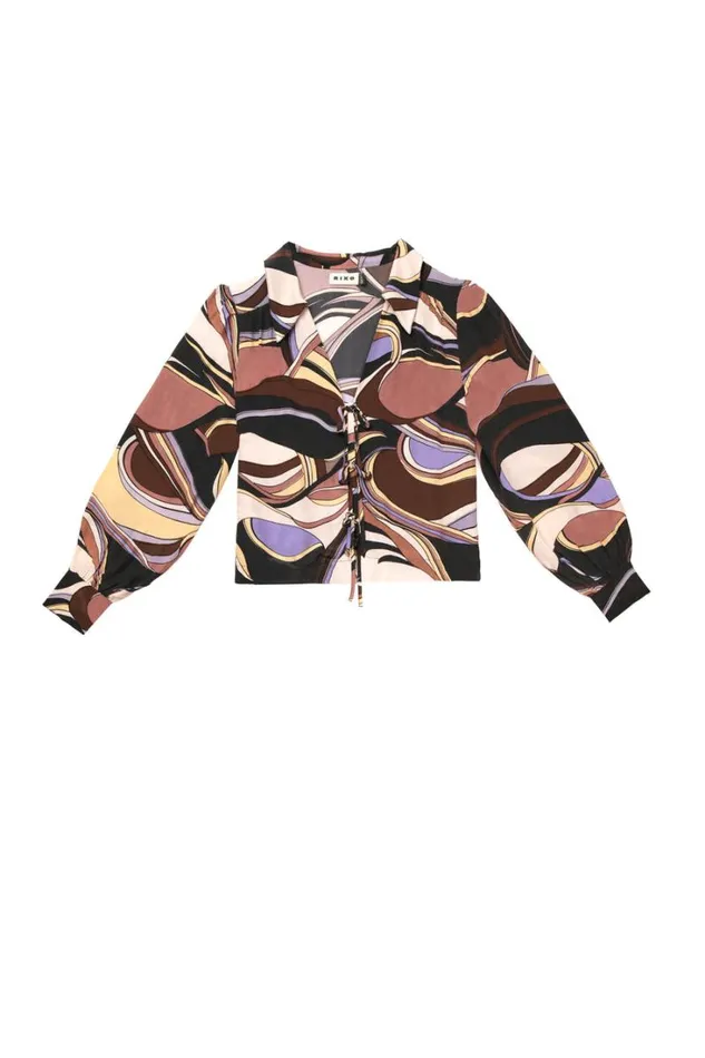 Women RIXO All Clothing Nessa Top Swirl Mauve