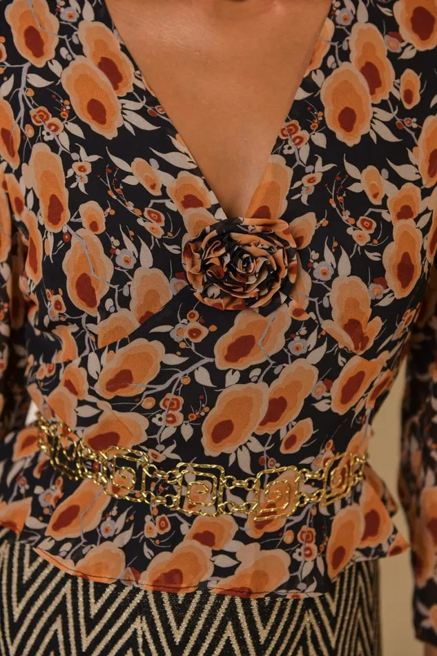 Women RIXO Last Chance Monterey Top Sienna Starlet Floral