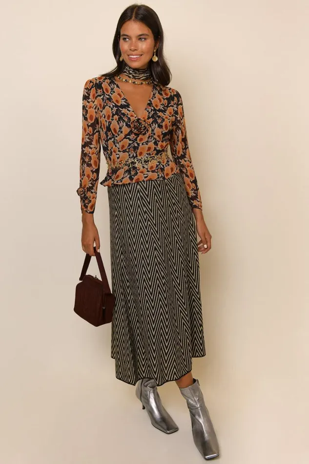 Women RIXO Last Chance Monterey Top Sienna Starlet Floral