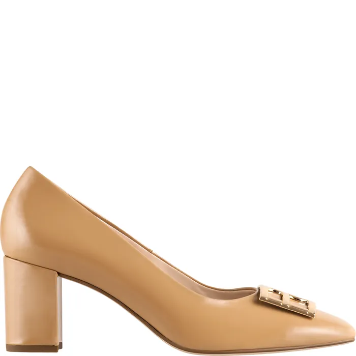 Women Rosette Pumps Toffee HGL Classic