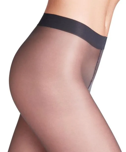 Women Seidenglatt 15 DEN Women Tights Graphite FALKE Tights and Leggings