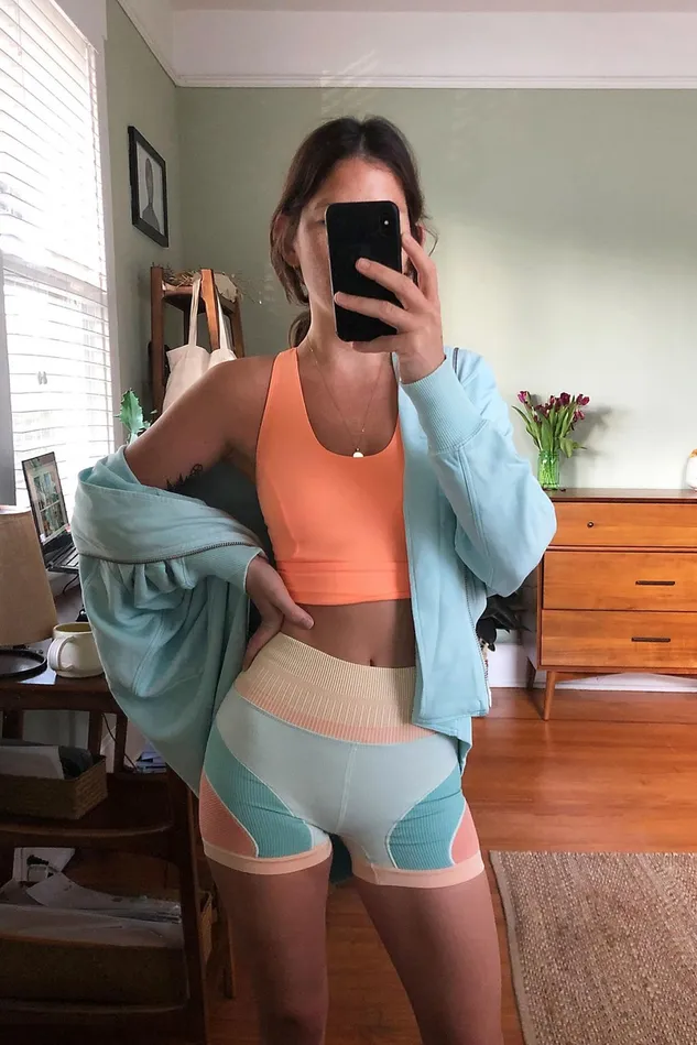 Women Shorts Free People Point Break Shorts Citrus Combo