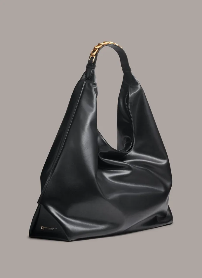 Women Shoulder And Hobo Bags Donna Karan BELLMORE XL HOBO Black