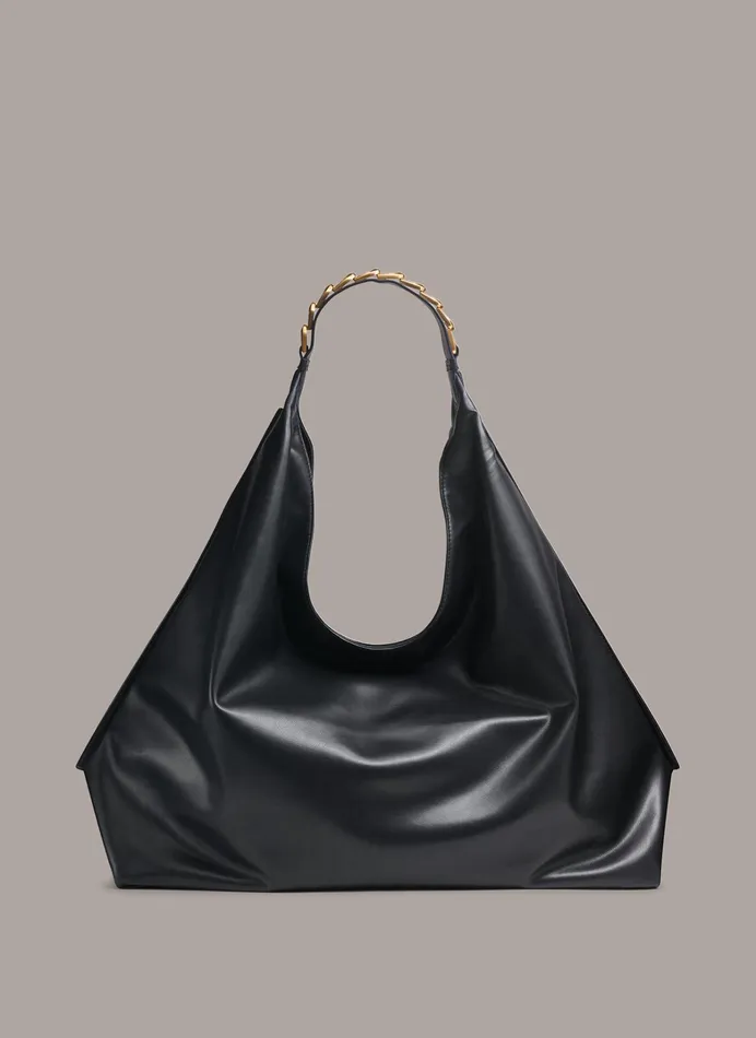 Women Shoulder And Hobo Bags Donna Karan BELLMORE XL HOBO Black