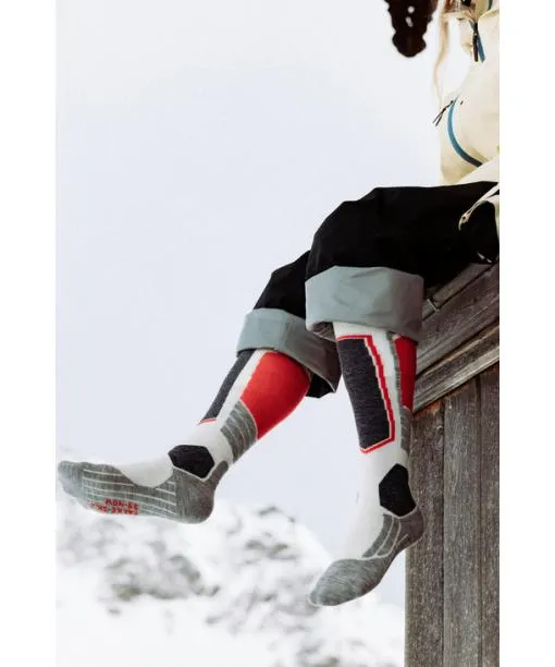 Women SK2 Intermediate Women Skiing Kneehigh Socks Blue Note FALKE Ski Socks