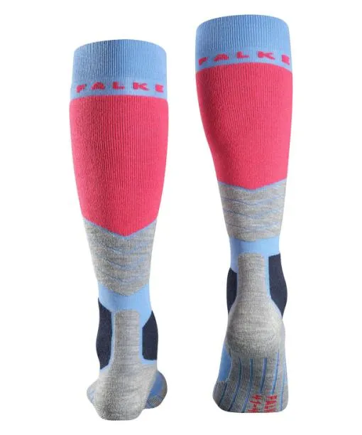 Women SK2 Intermediate Women Skiing Kneehigh Socks Blue Note FALKE Ski Socks