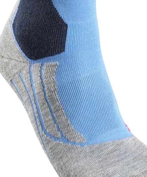 Women SK2 Intermediate Women Skiing Kneehigh Socks Blue Note FALKE Ski Socks