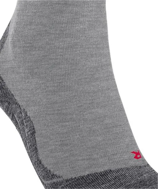 Women SK2 Intermediate Women Skiing Kneehigh Socks Light Grey FALKE Ski Socks