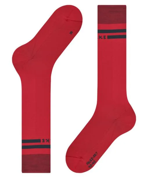 Women SK7 Race Women Skiing Kneehigh Socks Lipstick FALKE Ski Socks