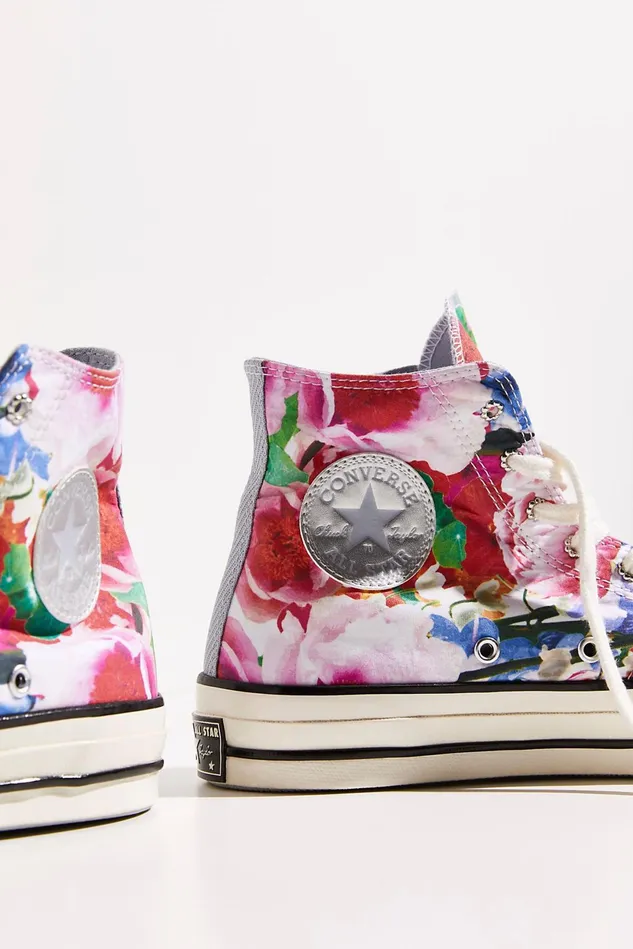Women Sneakers Free People Chuck 70 Heart Of The City HiTop Sneakers Pink Gravel Egret
