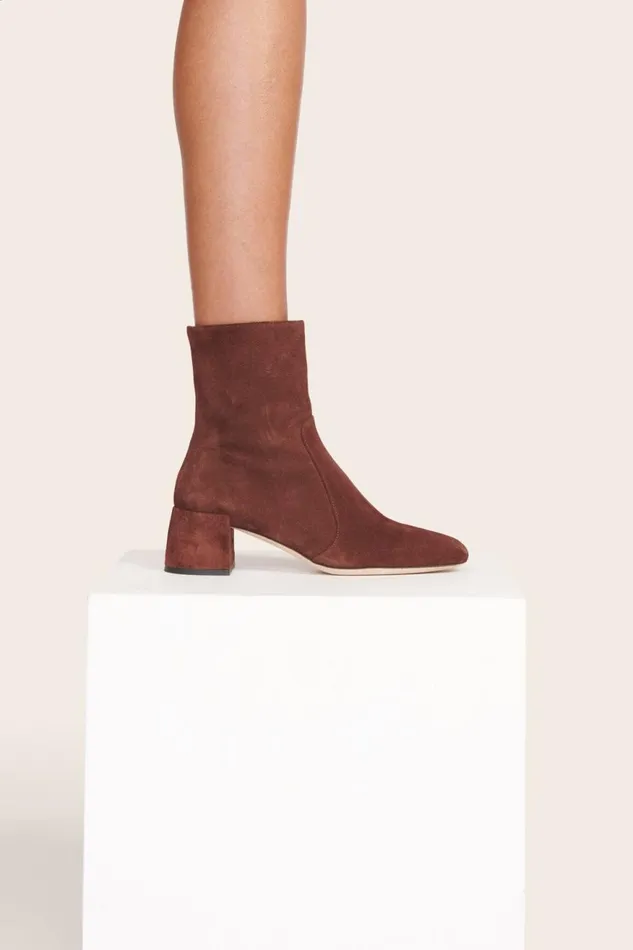 Women STAUD Boots ANDY ANKLE BOOT MAHOGANY Women STAUD Boots ANDY ANKLE BOOT MAHOGANY