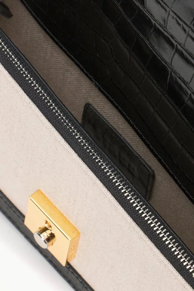 Women STAUD Clutches GWEN CLUTCH NATURAL BLACK Women STAUD Clutches GWEN CLUTCH NATURAL BLACK