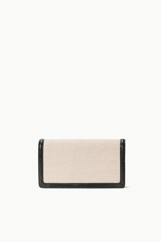 Women STAUD Clutches GWEN CLUTCH NATURAL BLACK Women STAUD Clutches GWEN CLUTCH NATURAL BLACK