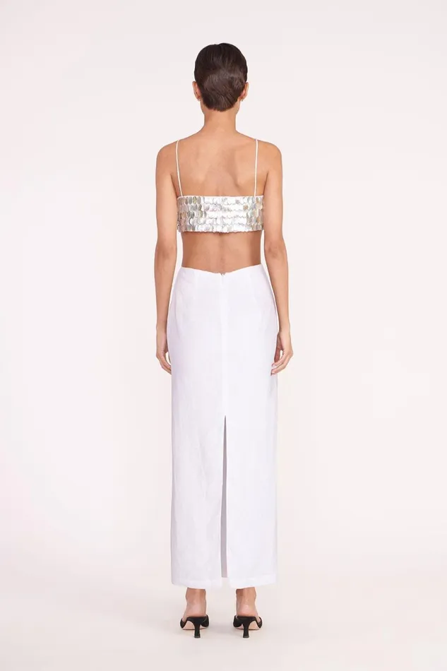 Women STAUD Dresses JADA DRESS WHITE Women STAUD Dresses JADA DRESS WHITE