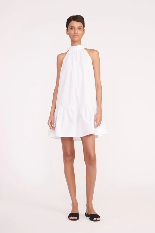 Women STAUD Dresses MARLOWE DRESS WHITE