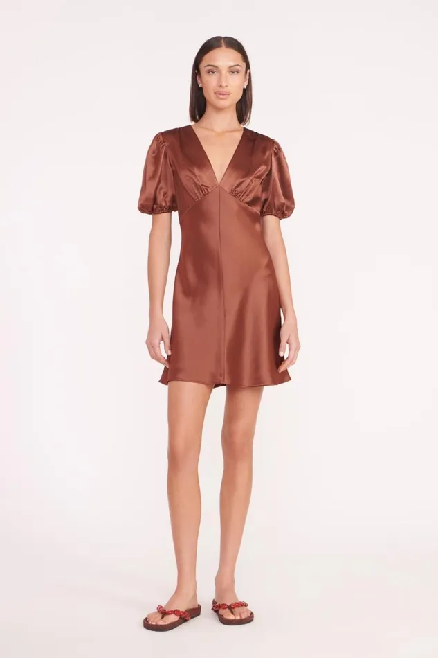 Women STAUD Dresses MINI MILLA DRESS CLOVE