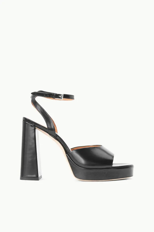 Women STAUD Heels SOLANGE PLATFORM BLACK
