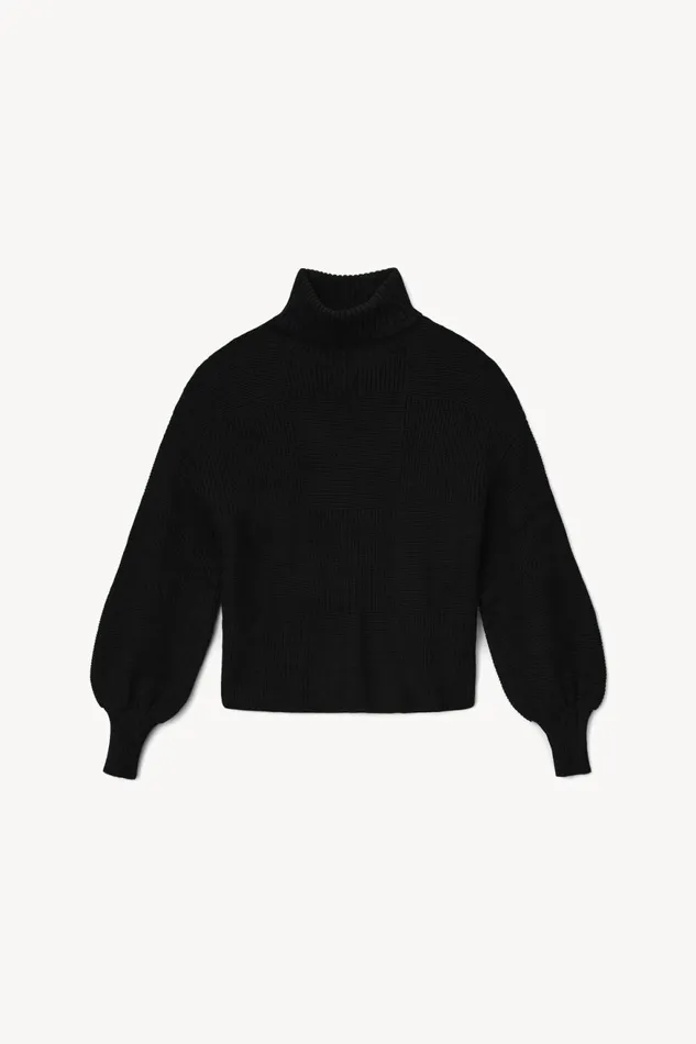 Women STAUD Knits BENNY SWEATER BLACK