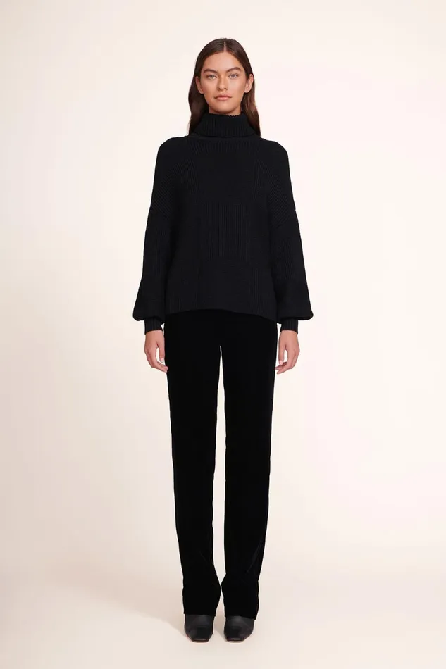 Women STAUD Knits BENNY SWEATER BLACK