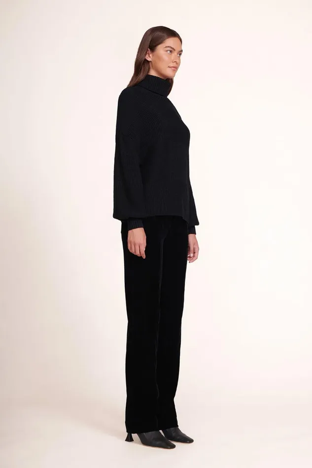 Women STAUD Knits BENNY SWEATER BLACK
