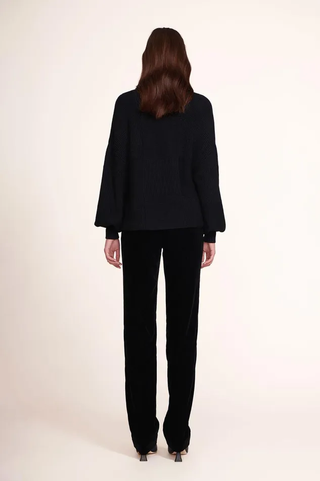 Women STAUD Knits BENNY SWEATER BLACK