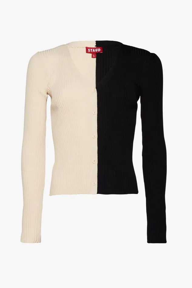Women STAUD Knits CARGO SWEATER BUFF BLACK