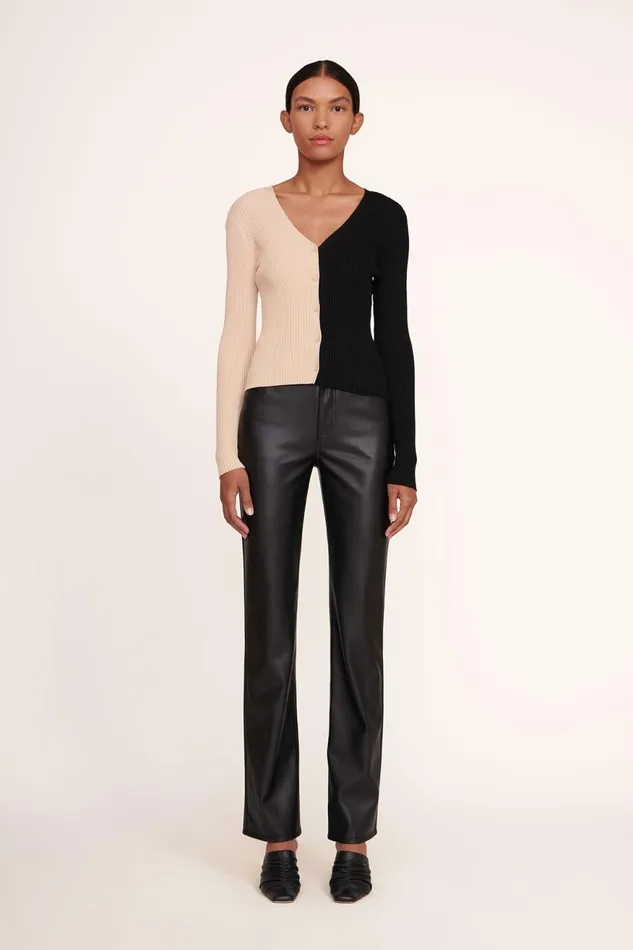 Women STAUD Knits CARGO SWEATER BUFF BLACK